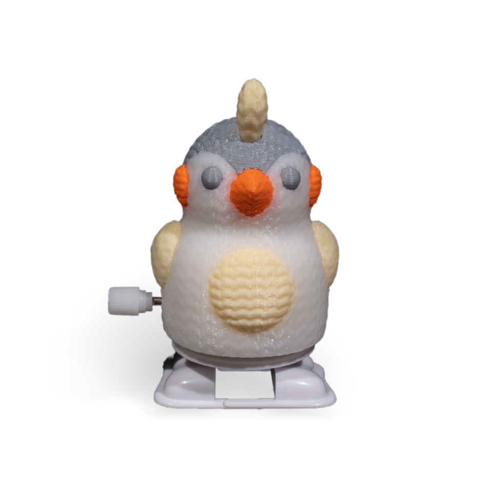 Crochet Cockatiel Toy