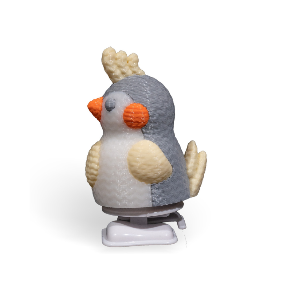 Crochet Cockatiel Toy
