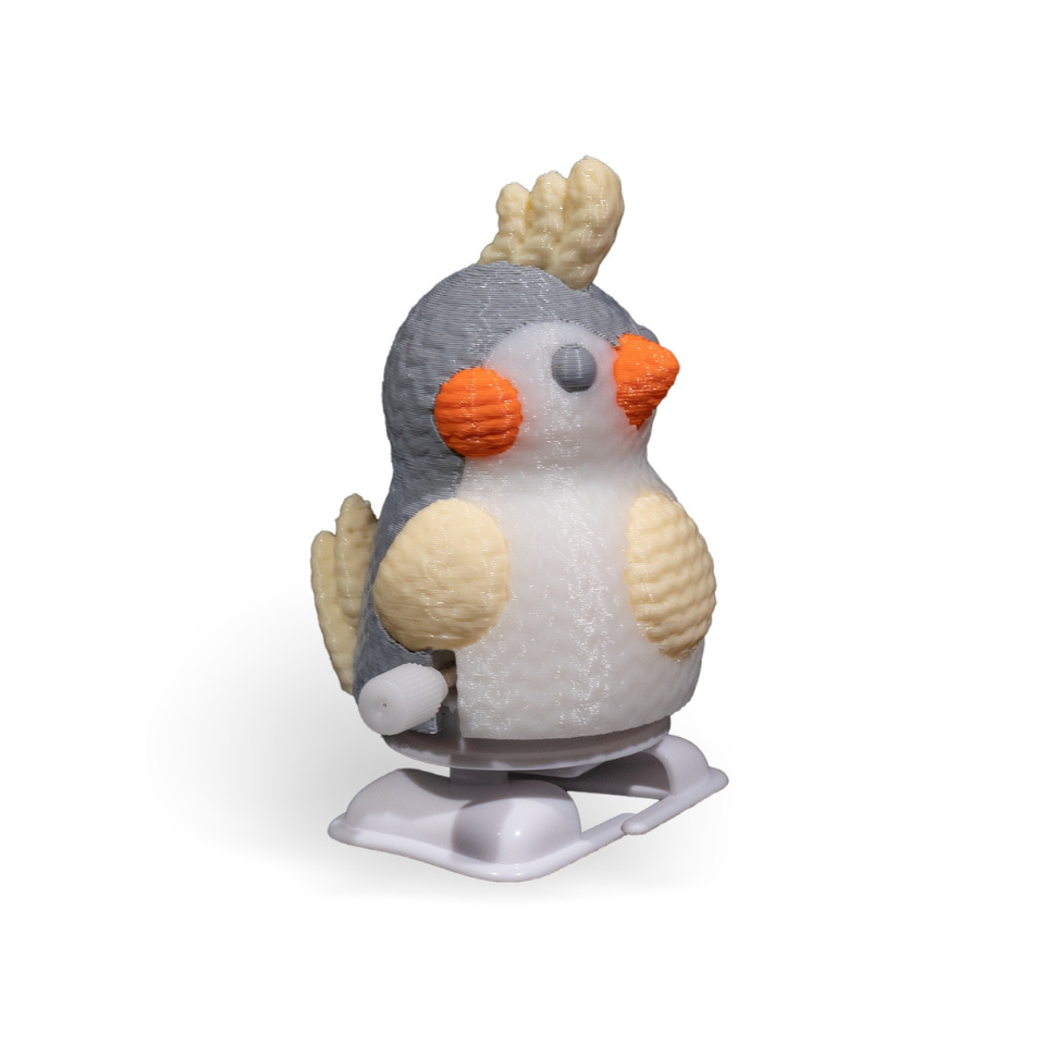 Crochet Cockatiel Toy