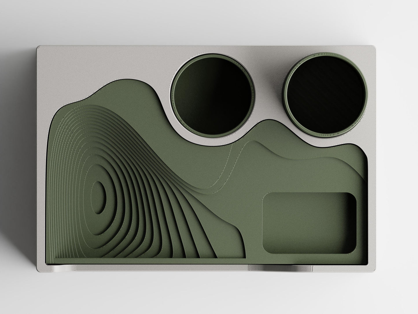 Stepped Desk Organizer – Modern 4-Piece Set | Stylish 3D-Printed Office Organizer – Multiple Colors Available